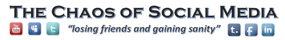 Social Media – “Losing friends and gaining sanity.”