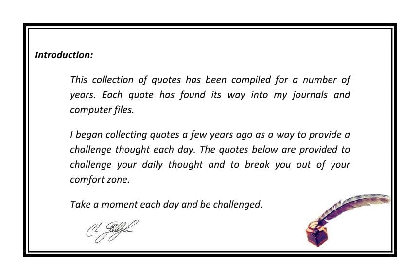 Some of My Favorite Quotes2