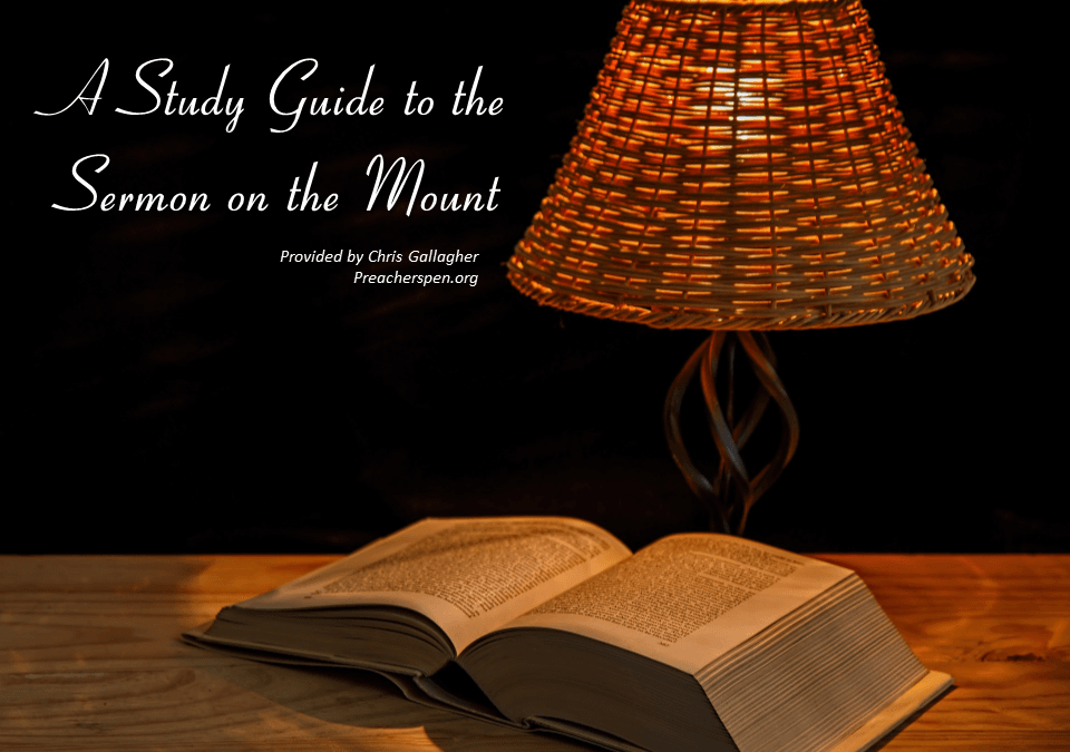 Free Sermon on the Mount Study Guide + BONUS
