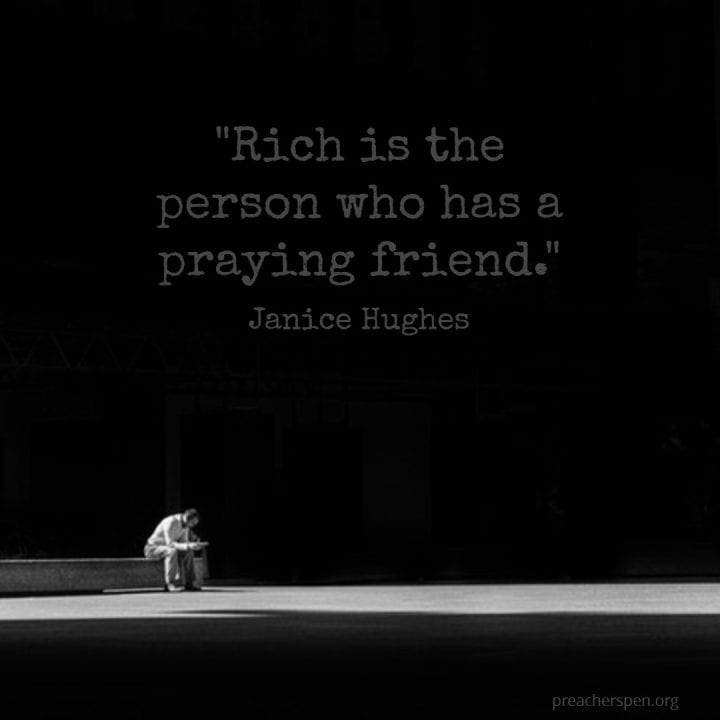 Praying Friend - Janice Hughes