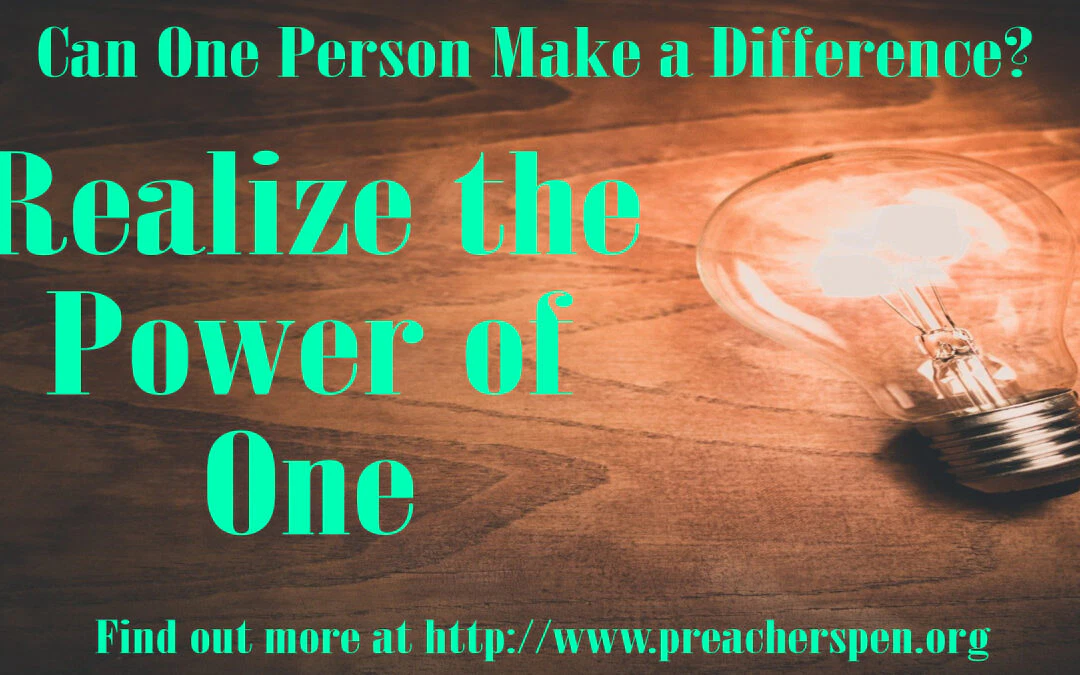 Making a Difference to Others Benefits You – The Power of One Series #9