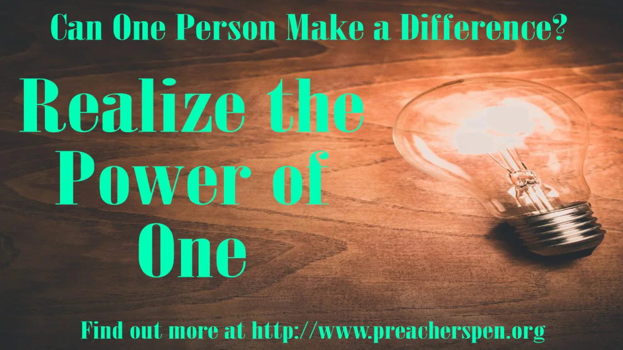 The Power of Leading by Example – The Power of One Series #10