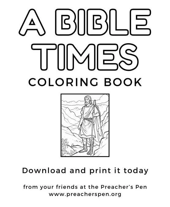 Free Resource: Bible Times Coloring Book