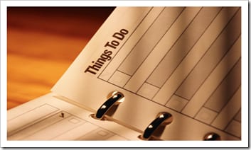 Your Weekly To-Do List