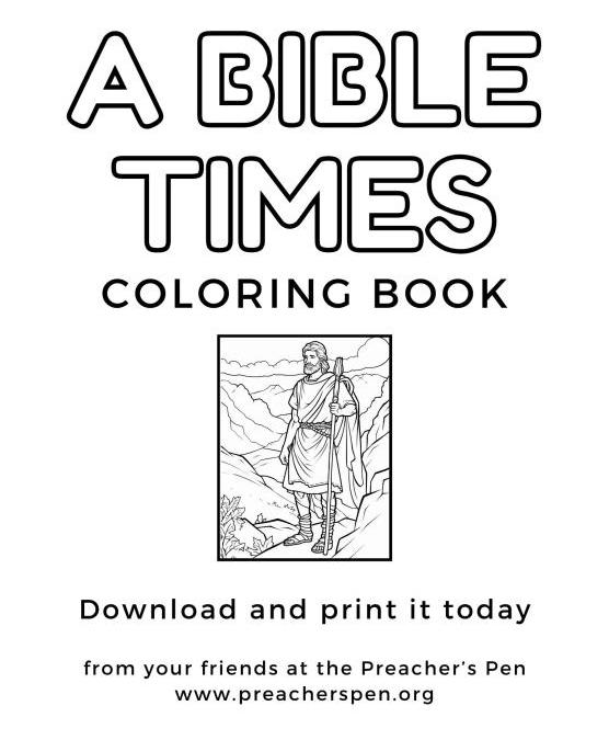 Free Resource: Bible Times Coloring Book